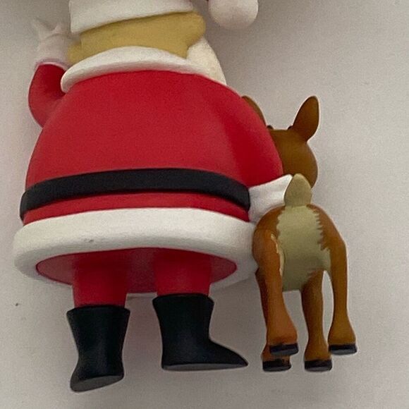 Hallmark Santa Claus And Rudolph The Red-Nosed Reindeer Christmas Tree Ornament - Picture 4 of 6